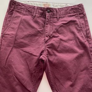 Maroon Levi’s 30 30 Chino Pants Burgundy